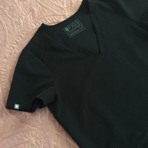 Figs - Scrub Top - XSmall - Black - Casma EUC